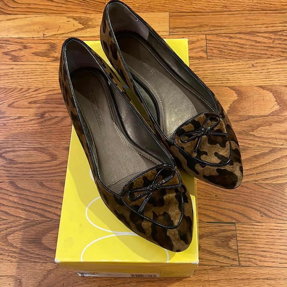 Circa Joan & David leopard print flats